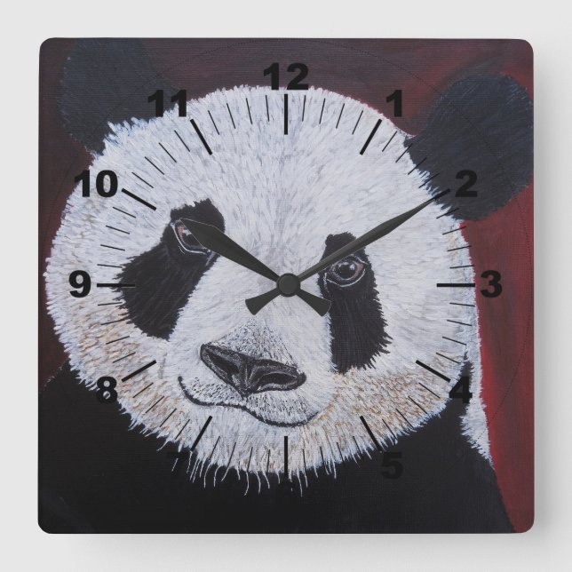 Reloj Cuadrado Pintura Gentlest of Giants de Alfred Fox (Anverso)