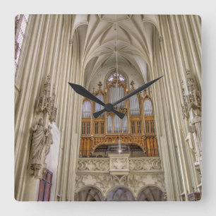 Reloj Cuadrado Pipe Organ Maria Am Gestade