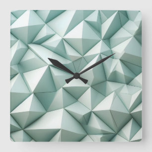 Reloj Cuadrado pirámides irregulares