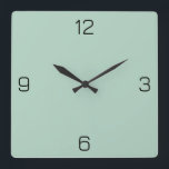 Reloj Cuadrado Pistachio Verde B2D3C2 Color - Opción para añadir<br><div class="desc">Agregue un nombre, iniciales o algún texto, o mantenga el color solo. Coordenadas de color con otros elementos del almacén basadas en el nombre y el código HEX (triplete hexadecimal de seis dígitos) mostrado. Utilice este código para mezclar, hacer coincidir y personalizar de cualquier otro elemento para ir con esto,...</div>