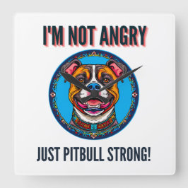 Reloj Cuadrado Pistola de perro