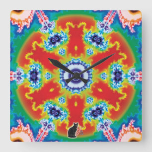 Reloj Cuadrado Pivitol Kaleidoscope