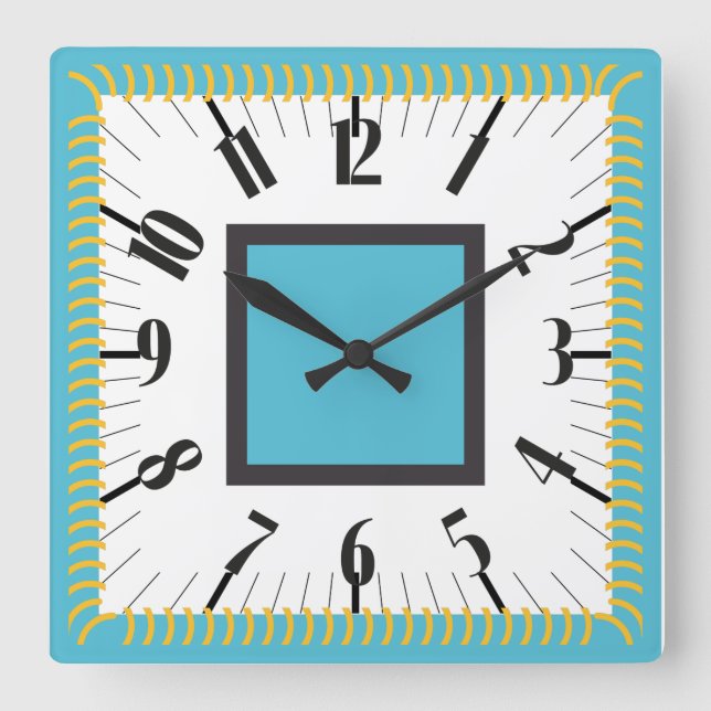 Reloj Cuadrado PIXELAT PRIMERA SERIE LEX by Masanser (Anverso)