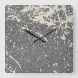 Reloj Cuadrado Pizarra, Piedra, Granito
