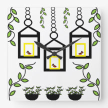 Planta verde Patrón de naturaleza de aves