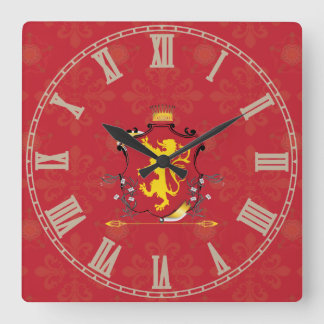 Reloj Cuadrado plantagenetas
