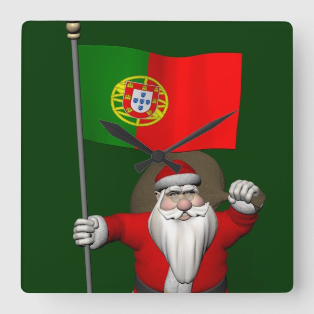 Reloj Cuadrado plantilla (Anverso)