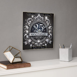 Reloj Cuadrado Plata Atemporal: 25º Aniversario