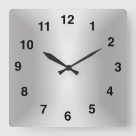 Reloj Cuadrado Plata con Estilo 🕰️ Edición Especial 25 Aniversar