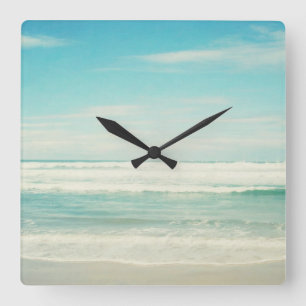 Reloj Cuadrado Playa