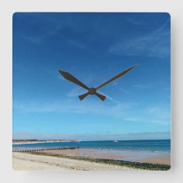 Reloj Cuadrado Playa de Bridlington