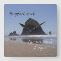 Playa de cañón de Haystack Rock Oregon