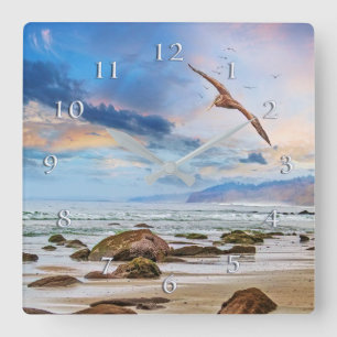 Reloj Cuadrado Playa de Patrulla Pelícola