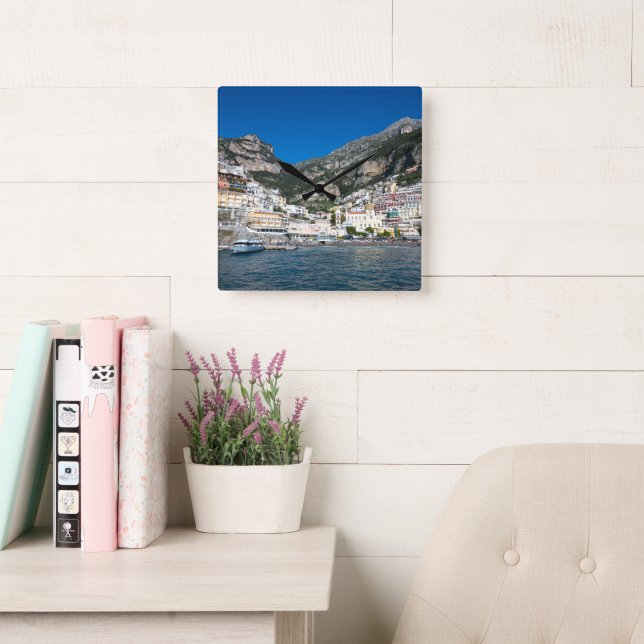 Reloj Cuadrado Playa Positano Marina Grande 2 (Sala de lectura)