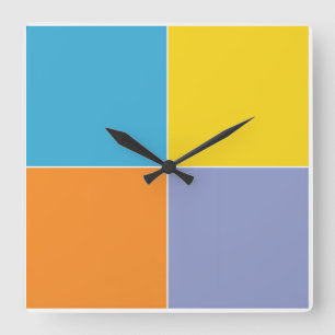 Reloj Cuadrado Playas de Pascua de Primavera