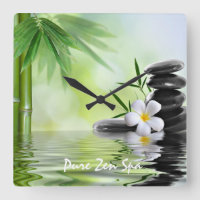 Plumeria de agua personalizada con piedras de Bamb