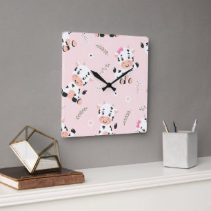 Reloj Cuadrado Poder de la vaca