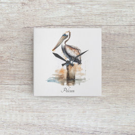 Reloj Cuadrado Poise of the Pelican