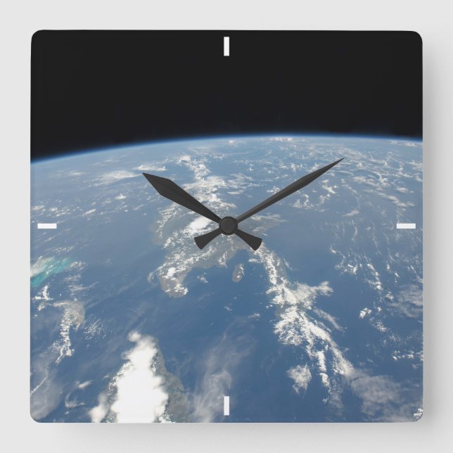 Reloj Cuadrado Polvo Saharaui Que Se Incide Hacia Occidente En El (Anverso)