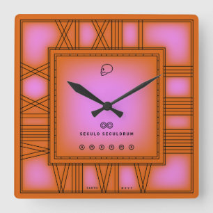 Reloj Cuadrado Por Siempre Y Siempre