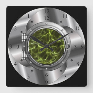 Reloj Cuadrado Portal de la máquina del tiempo: XZZ 02~Tiempo/Es