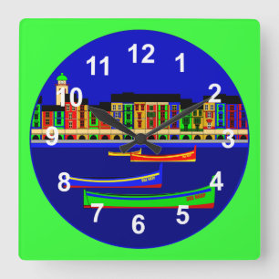 Reloj Cuadrado Portofino