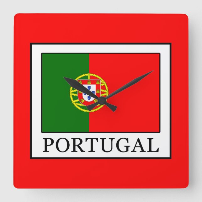 Reloj Cuadrado Portugal (Anverso)