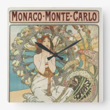 Póster Vintage de Mont-Carlo de Alphonse Mucha 