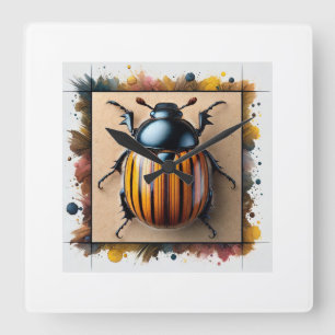 Reloj Cuadrado Potato Beetle 300724IREF232 - Watercolor