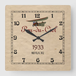 Reloj Cuadrado Pou-du-Ciel