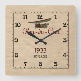 Reloj Cuadrado Pou-du-Ciel