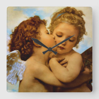 Reloj Cuadrado Primer beso