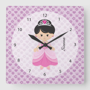 Reloj Cuadrado Princesa