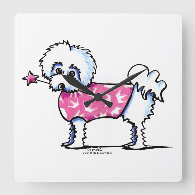 Reloj Cuadrado Princesa Lil de Malta (Anverso)