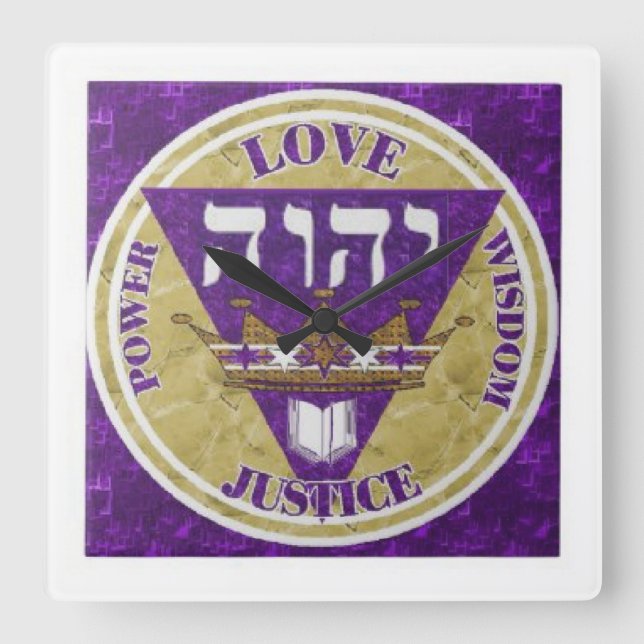 Reloj Cuadrado Principales atributos (Anverso)