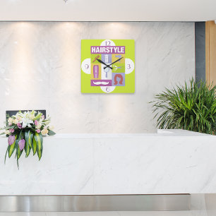 Reloj Cuadrado Professional Hair Stylist Iconic Designed