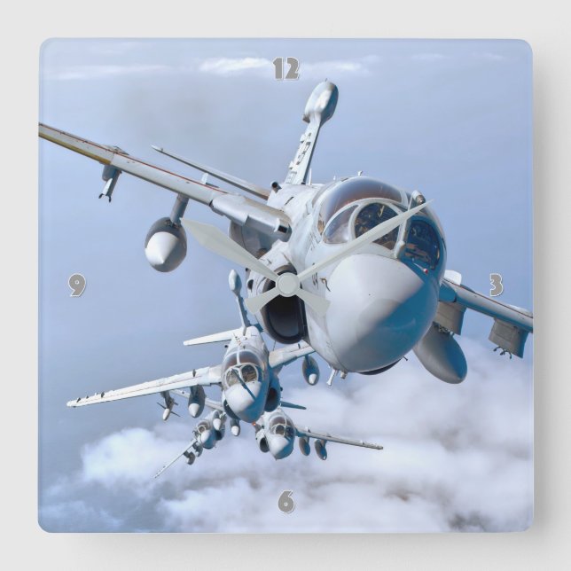 RELOJ CUADRADO PROWLER EA-6B (Anverso)