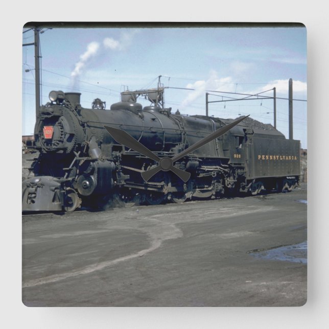 Reloj Cuadrado PRR electric class GG1 #4859_Trains (Anverso)