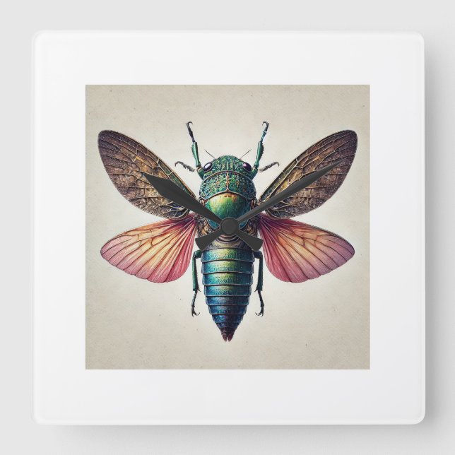 Reloj Cuadrado Pseudeurostus dorsal view 030924IREF241 - Watercol (Anverso)