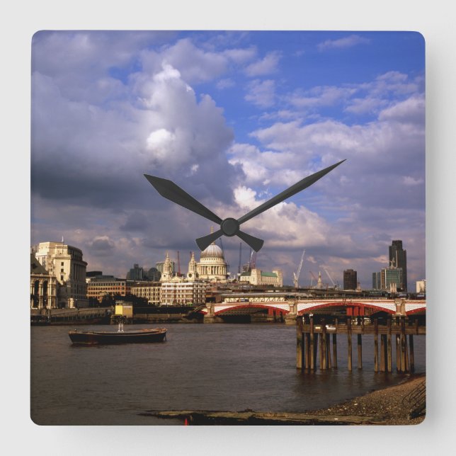 Reloj Cuadrado Puente de Blackfriars y Catedral de San Pablo (Anverso)
