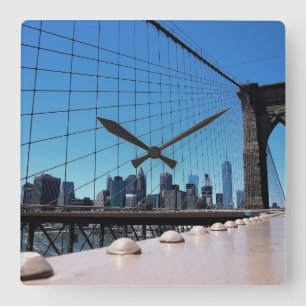 Reloj Cuadrado Puente de Brooklyn