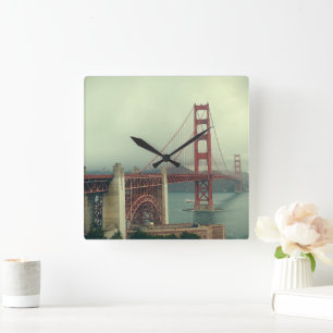 Reloj Cuadrado Puente Golden Gate