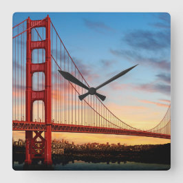 Reloj Cuadrado Puente Golden Gate