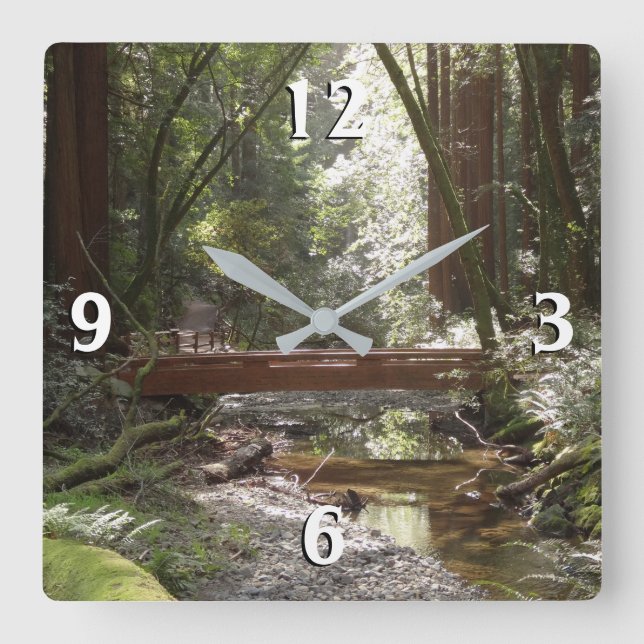 Reloj Cuadrado Puente Muir Woods II (Anverso)