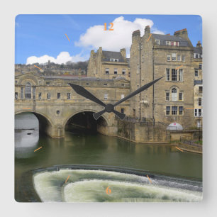 Reloj Cuadrado Puente Pulteney, Bath.