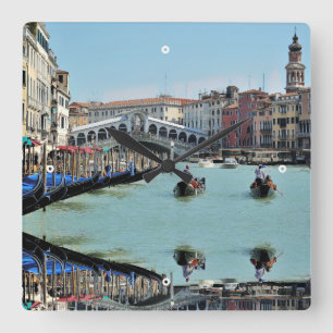 Reloj Cuadrado PUENTE RIALTO - Venecia - Canal Grande