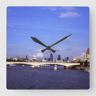Reloj Cuadrado Puente Waterloo