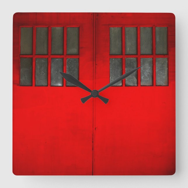 Reloj Cuadrado Puerta del depósito de incendios (Anverso)