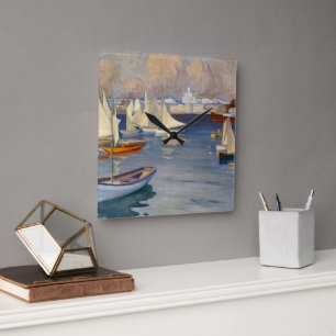 Reloj Cuadrado Puerto de Helsinki, Albert Edelfelt