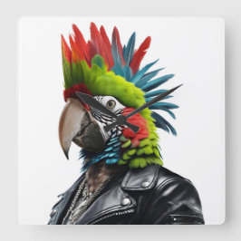 Reloj Cuadrado Punk Parrot